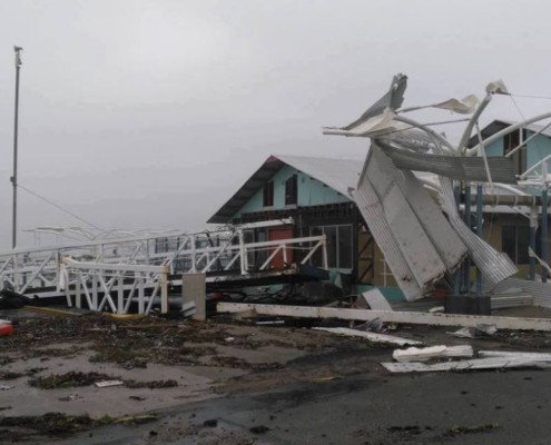 The aftermath of Cyclone Debbie